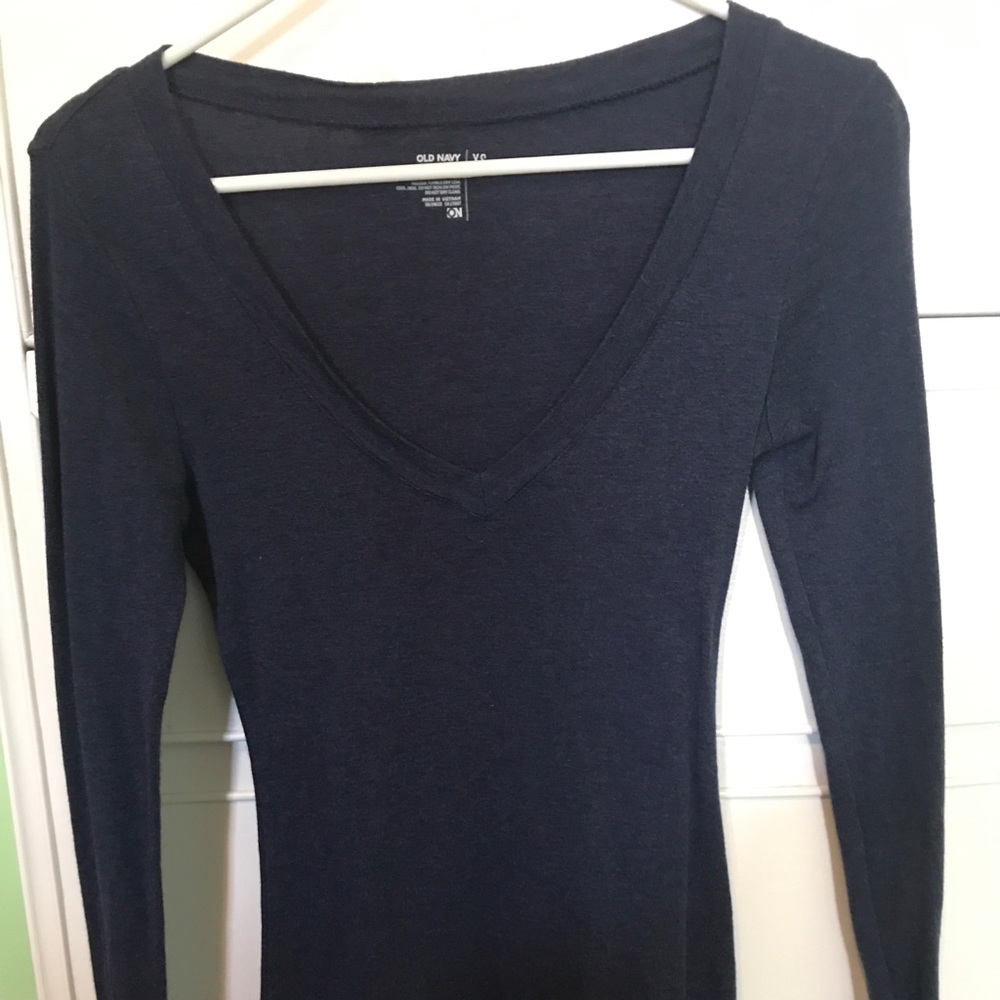 Long sleeve cotton tee shirt